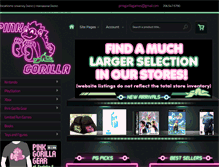 Tablet Screenshot of pinkgorillagames.com